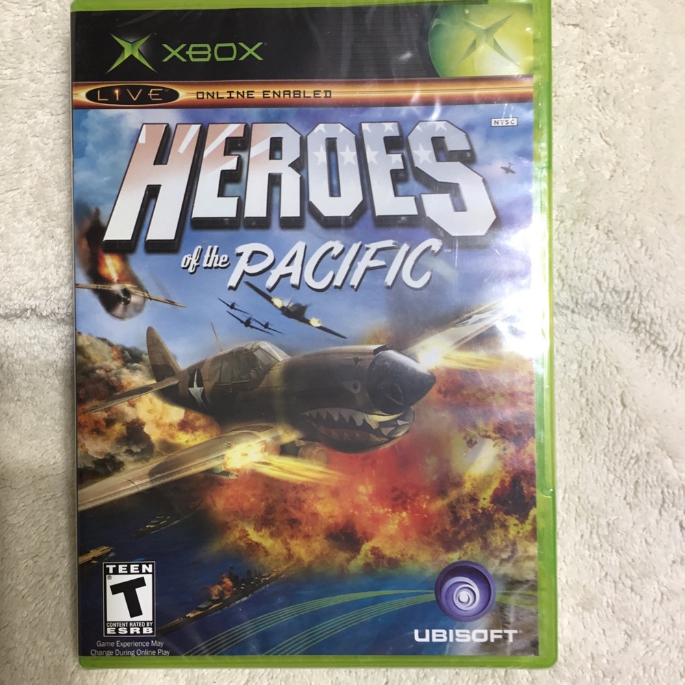 COPY - Microsoft X Box, “Heroes of the Pacific”, NEW/SEALED, Live online enabled